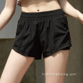 Babae 2 sa 1 Workout Running Shorts